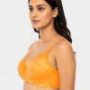 Well Indian Golden Yellow Motif Printed Padded Bra Well Indian Golden Yellow Motif Printed Padded Bra
