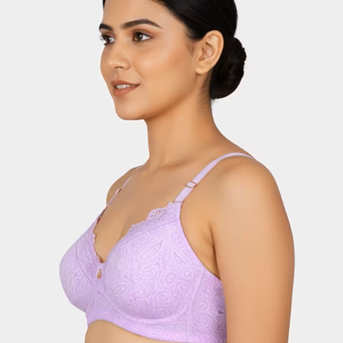Well Indian Lilas Bleeze Motif Printed Padded Bra Well Indian Lilas Bleeze Motif Printed Padded Bra