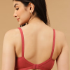 Non-Padded Non-Wired Full Coverage T-shirt Bra in Salmon Pink - Cotton Non-Padded Non-Wired Full Coverage T-shirt Bra in Salmon Pink - Cotton
