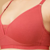 Non-Padded Non-Wired Full Coverage T-shirt Bra in Salmon Pink - Cotton Non-Padded Non-Wired Full Coverage T-shirt Bra in Salmon Pink - Cotton