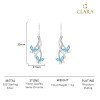 Well 925 Sterling Silver Butterfly Pendant Earring Chain Jewellery Set Well 925 Sterling Silver Butterfly Pendant Earring Chain Jewellery Set