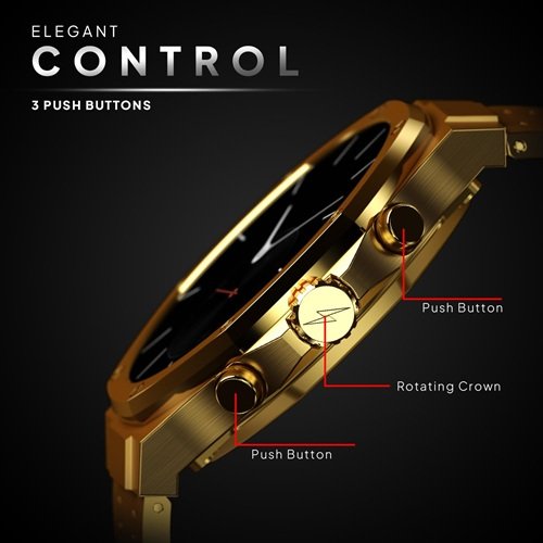 Fire-Boltt Royale Luxury Stainless Steel Smart Watch 36.32mm (1.43 inch) AMOLED Display Fire-Boltt Royale Luxury Stainless Steel Smart Watch 36.32mm (1.43 inch) AMOLED Display